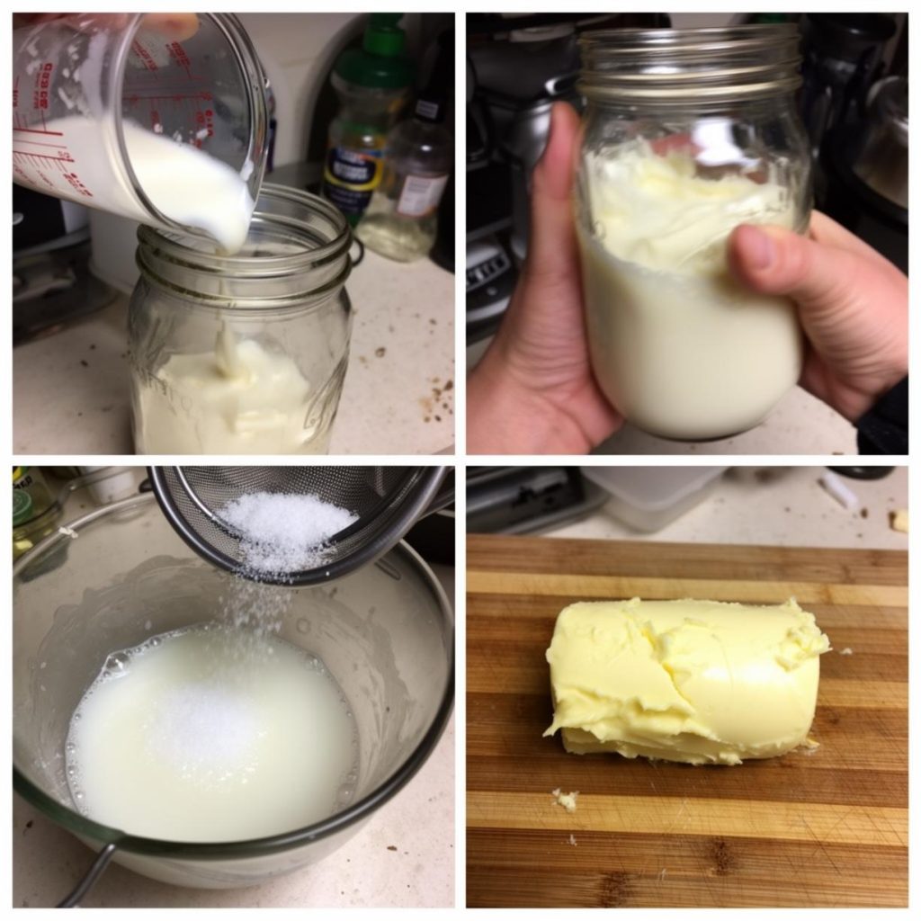 Steps for Homemade butter recipes