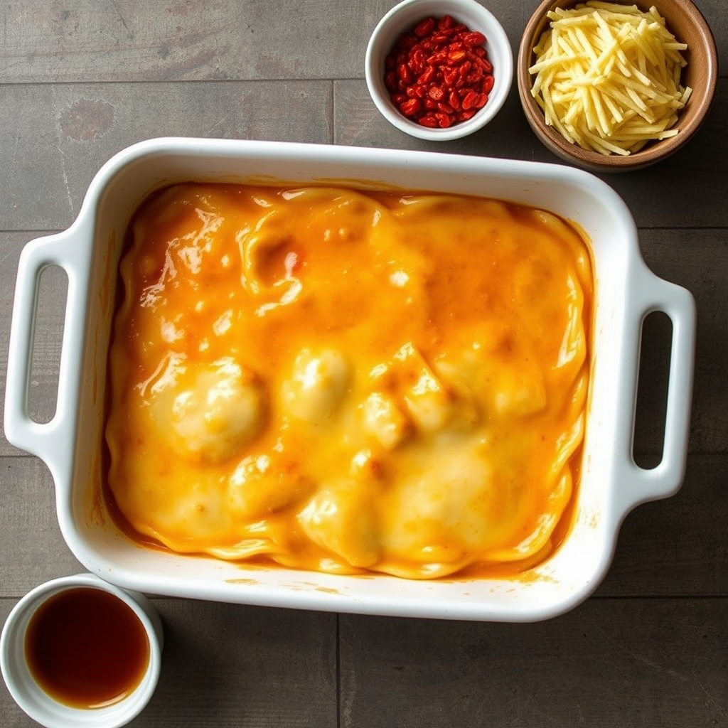 Cheese Rabokki Recipe: Creamy, Spicy Korean Comfort Food, ingredients and materials laid out