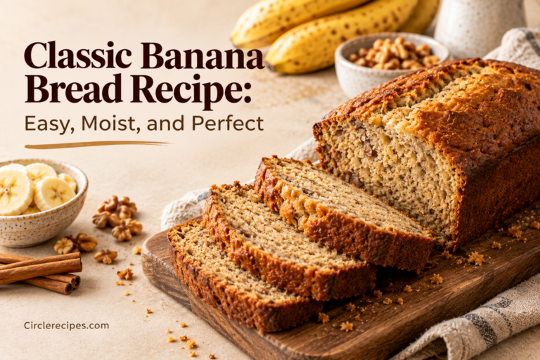 Classic Banana Bread Recipe: Easy, Moist, and Perfect recipe featured image