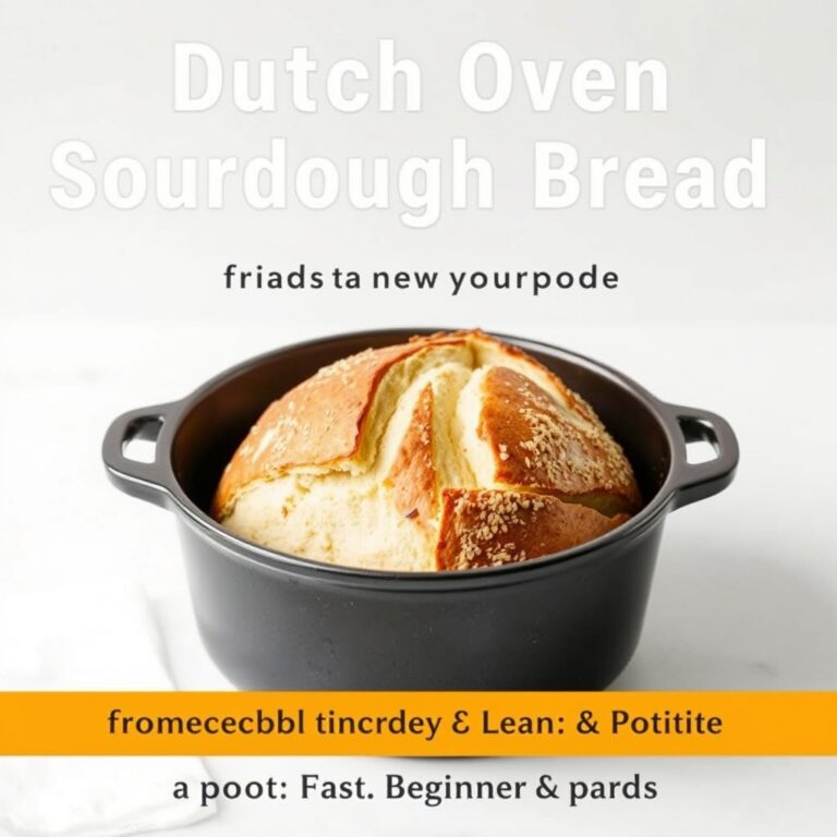 Dutch Oven Sourdough Bread: The Foolproof Beginner's Guide recipe featured image