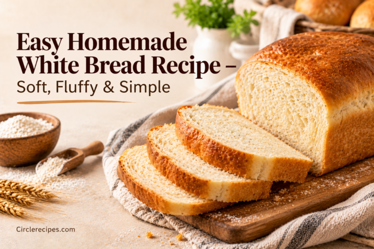 Easy Homemade White Bread Recipe – Soft, Fluffy & Simple recipe featured image