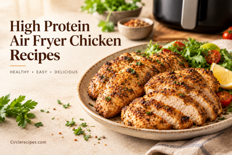 3 High Protein Air Fryer Chicken Recipes (Easy and Crispy) featured image