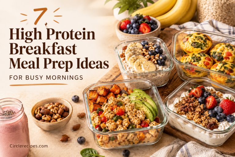 High Protein Breakfast Meal Prep Ideas: 7 Easy Make-Ahead Breakfasts featured image