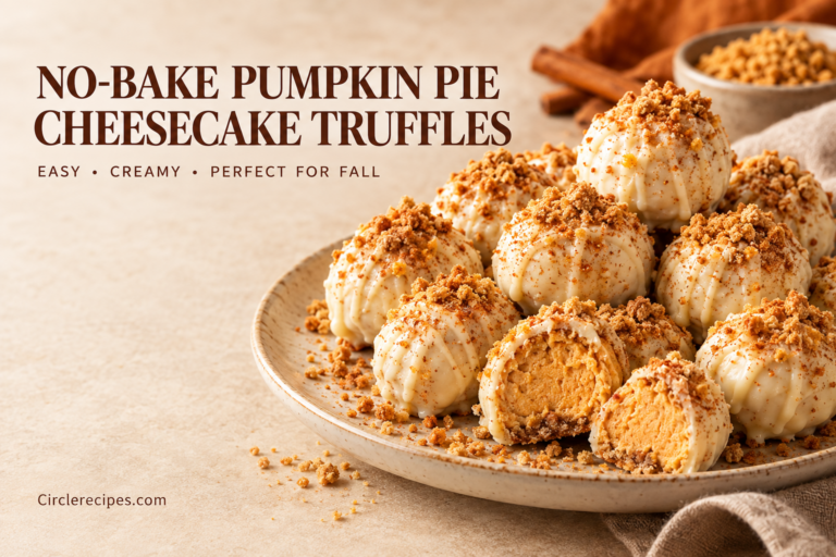 No-Bake Pumpkin Pie Cheesecake Truffles: The Easy Fall Dessert You'll Make on Repeat recipe featured image