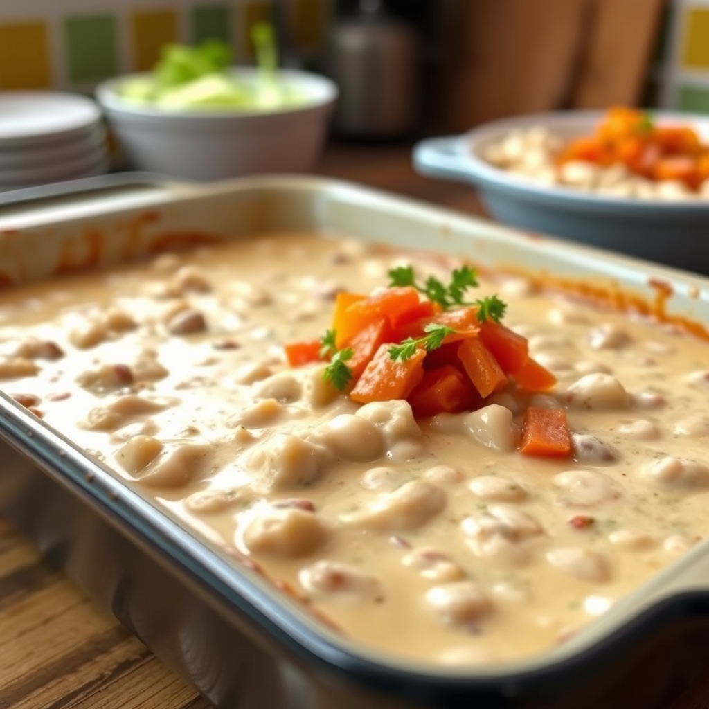 Slow Cooker White Chicken Chili (Easy & Creamy), finished result
