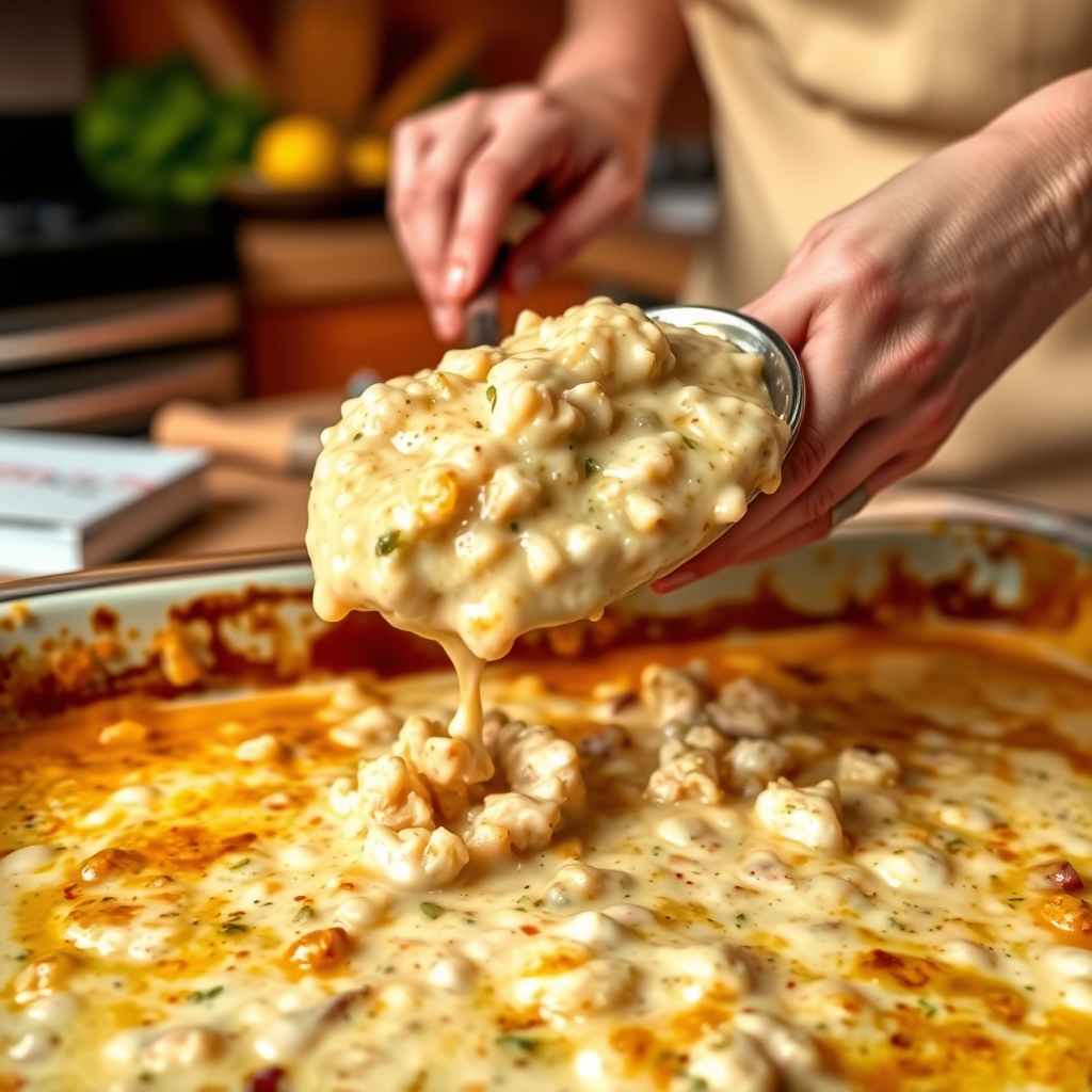 Slow Cooker White Chicken Chili (Easy & Creamy), preparation in progress
