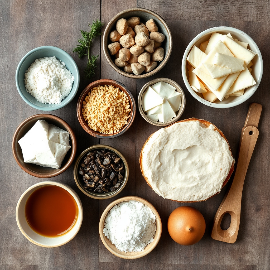 Step-by-Step Sourdough Bread: The Complete Beginner Masterclass, ingredients and materials laid out